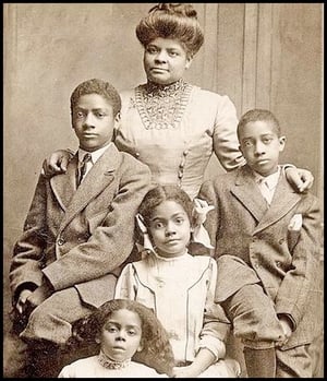 Ida B. Wells and her children.