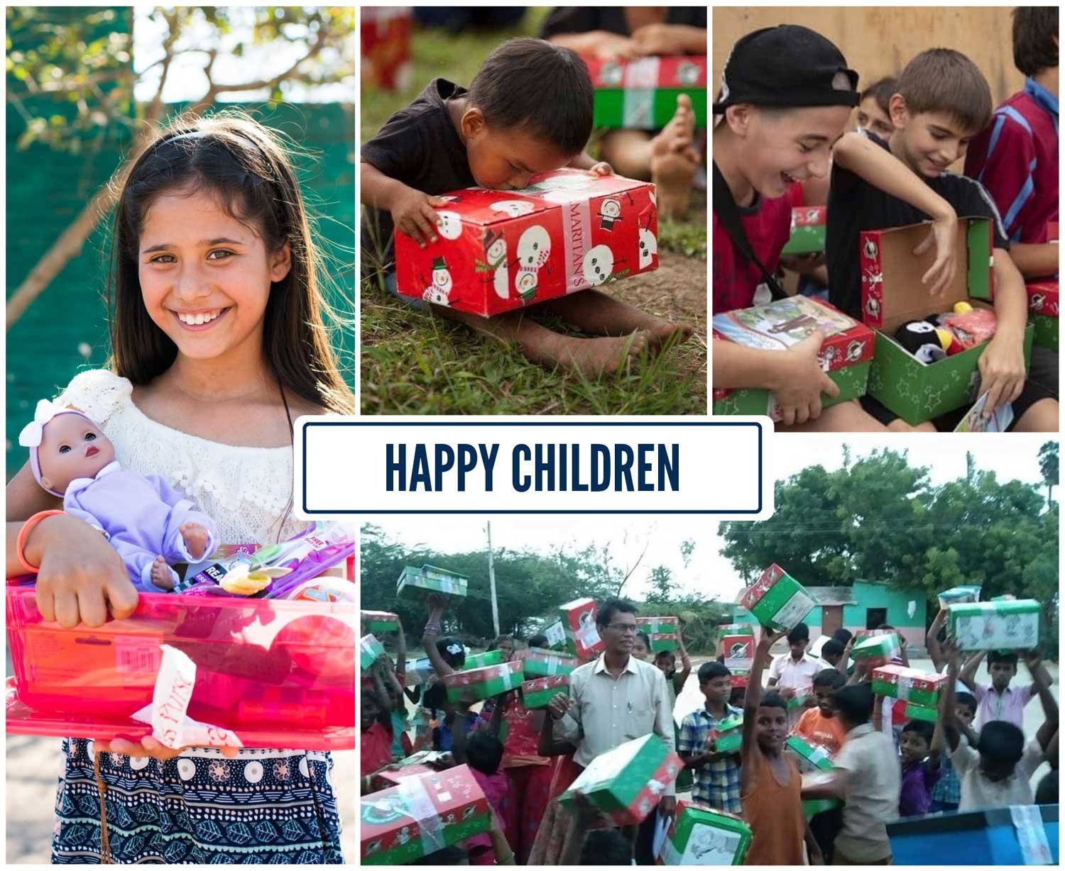 Children In Need Receiving Shoeboxes