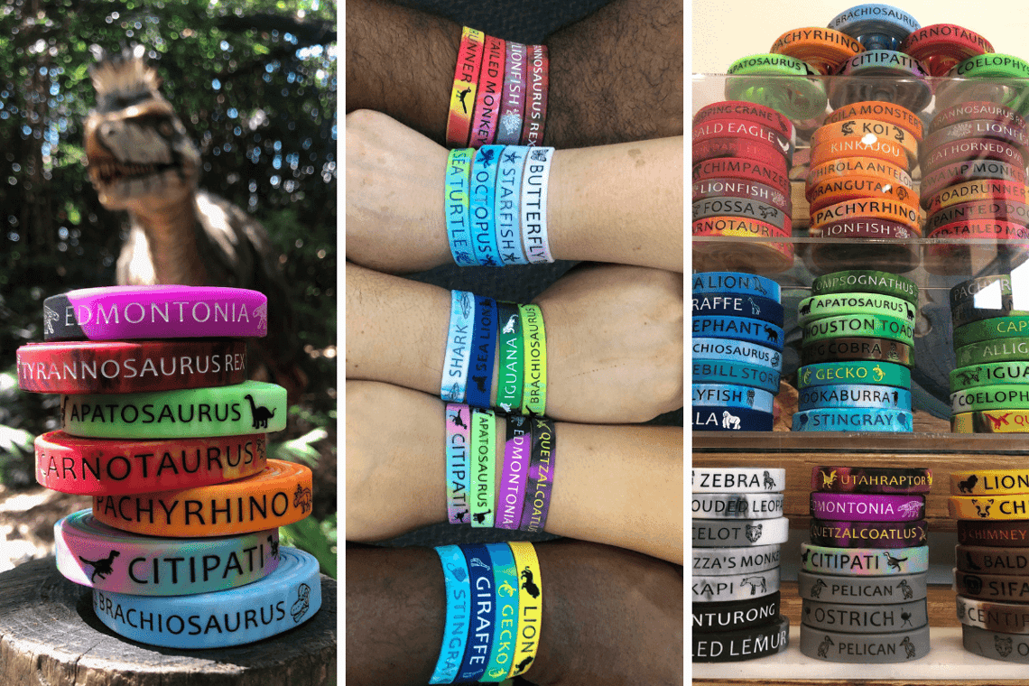 Housto Zoo wristbands are made by Rapid wristbands.