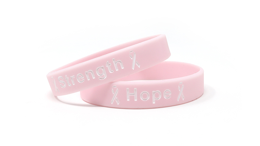 Breast Cancer Awareness Month Bracelets Hope Faith Strength Courage In –  Rays Zeal Collection