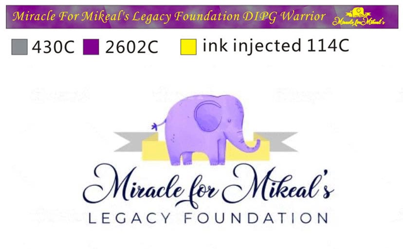 Miracle For Mikeal's Legacy Foundation Wristbands Design