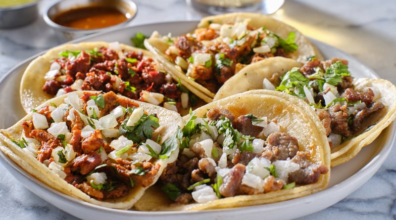 Image of a plate of tacos for National Taco Day