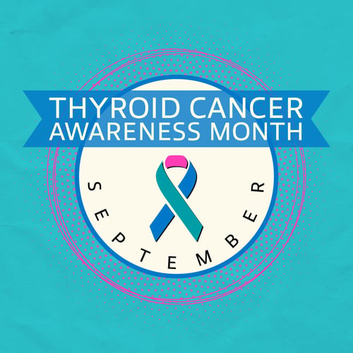 Graphic promoting Thyroid Cancer Awareness Month