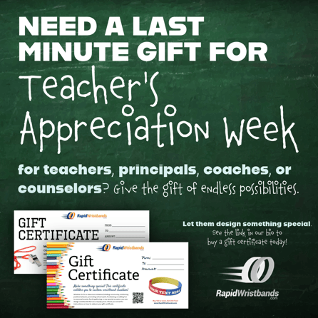 teachers appreciation week last minute gift idea