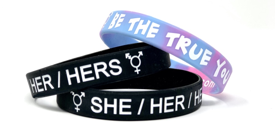 Transgender  Day of Remembrance Wristbands.